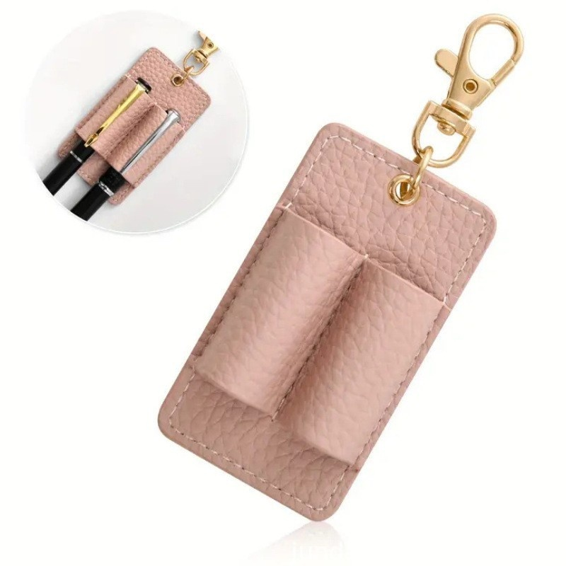 Travel Dual Groove Pen Clip Keychain, Convenient Organizer and Easy Removal
