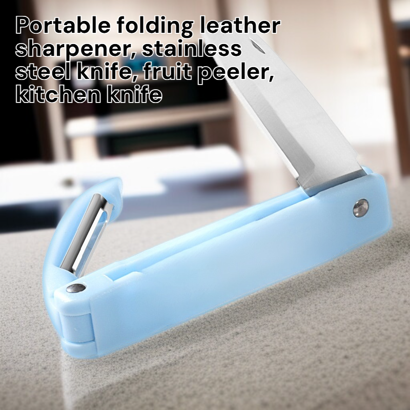 Foldable Portable Stainless Steel Paring Knife for Fruit and Kitchen Use