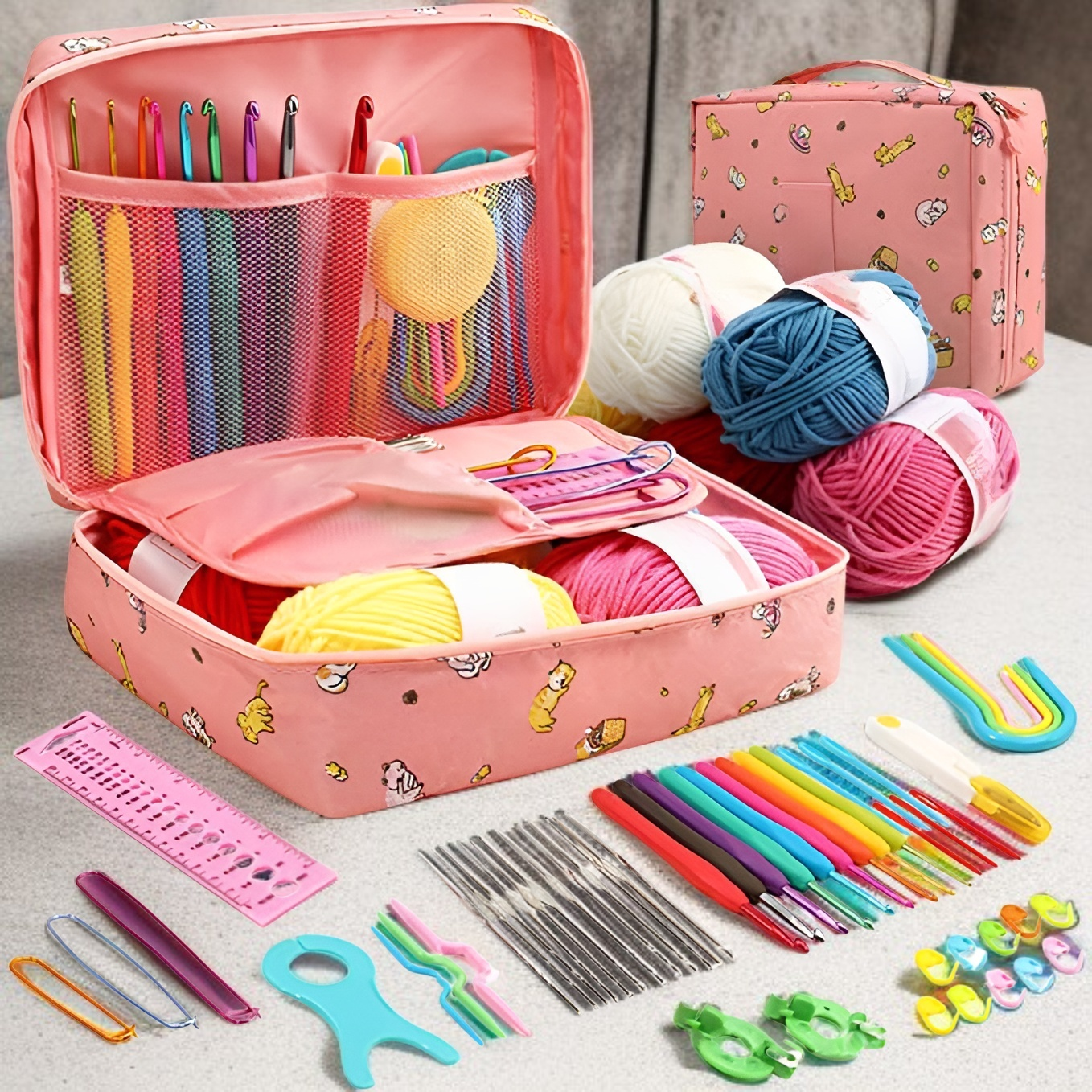 초보자도 쉽게 따라할 수 있는 크로셰 키트