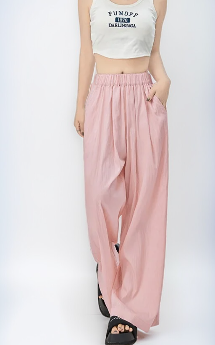 スリム＆ワイドレッグパンツのコーディネート例