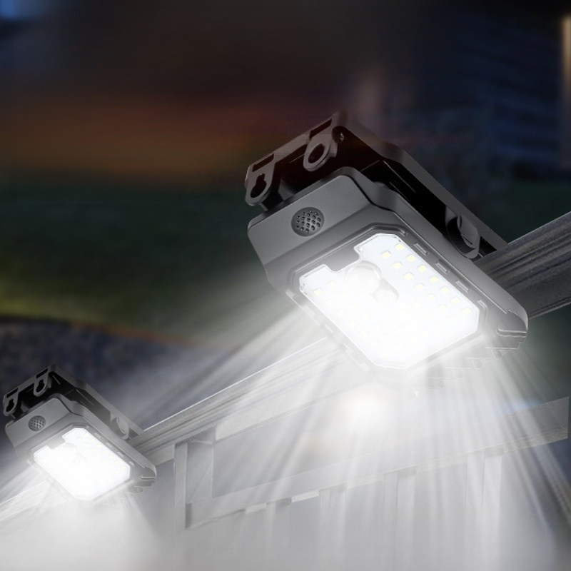 戶外防水太陽能感應夾子燈