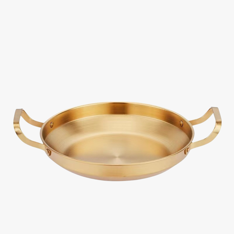 해산물 냄비 부대전골 냄비 스테인리스 해산물 냄비 얕은 냄비 마른 냄비 해산물 냄비 프라이팬 접시