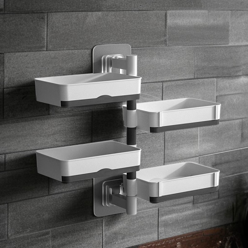 2중 3단 벽걸이형 수납선반