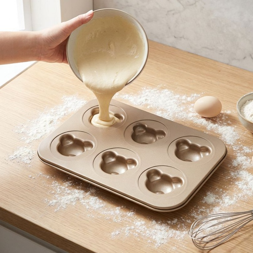 Cartoon Bear Cake Baking Mold
