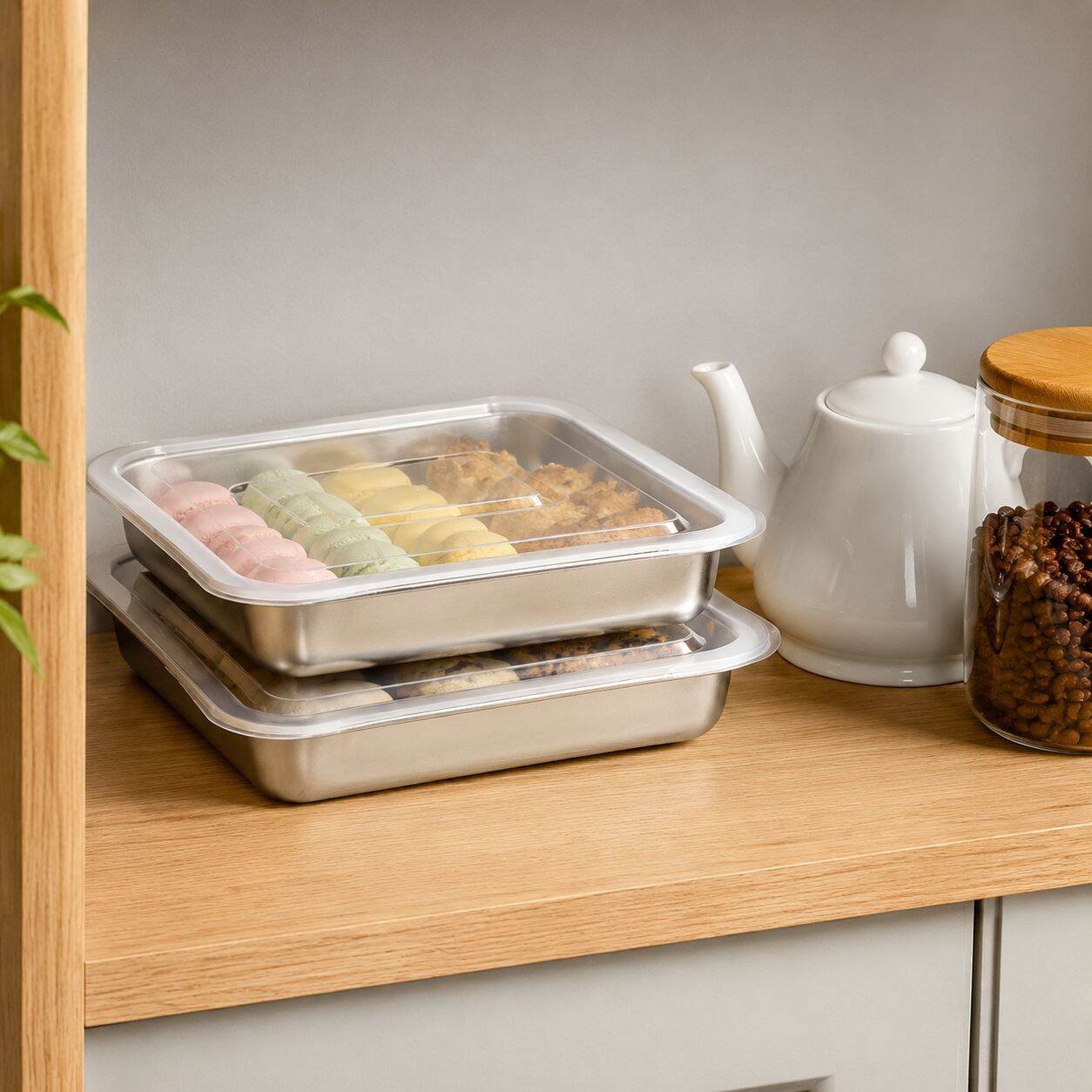 Stainless Steel Rectangular Tray