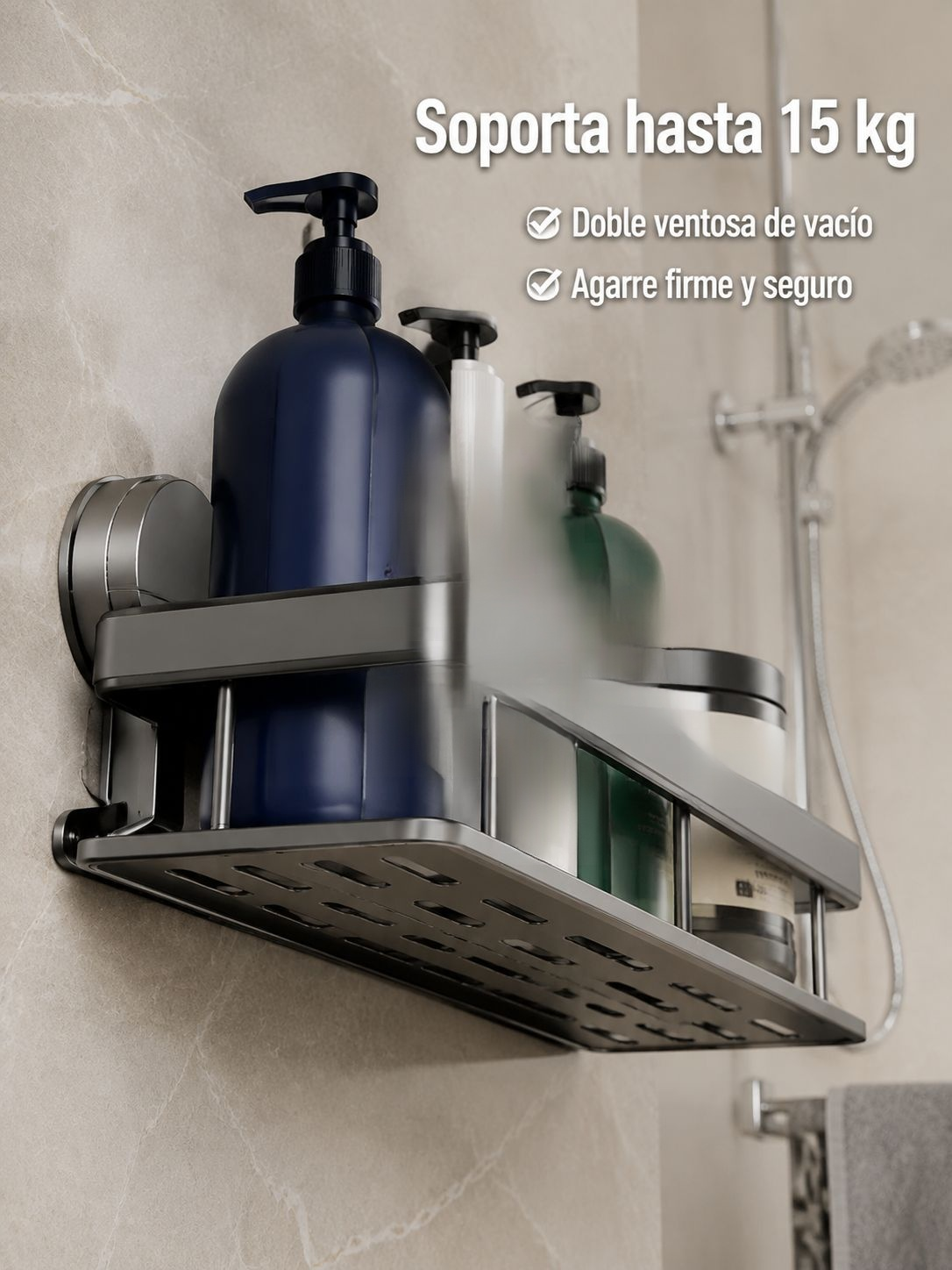 Estante para especias y frascos de cocina
