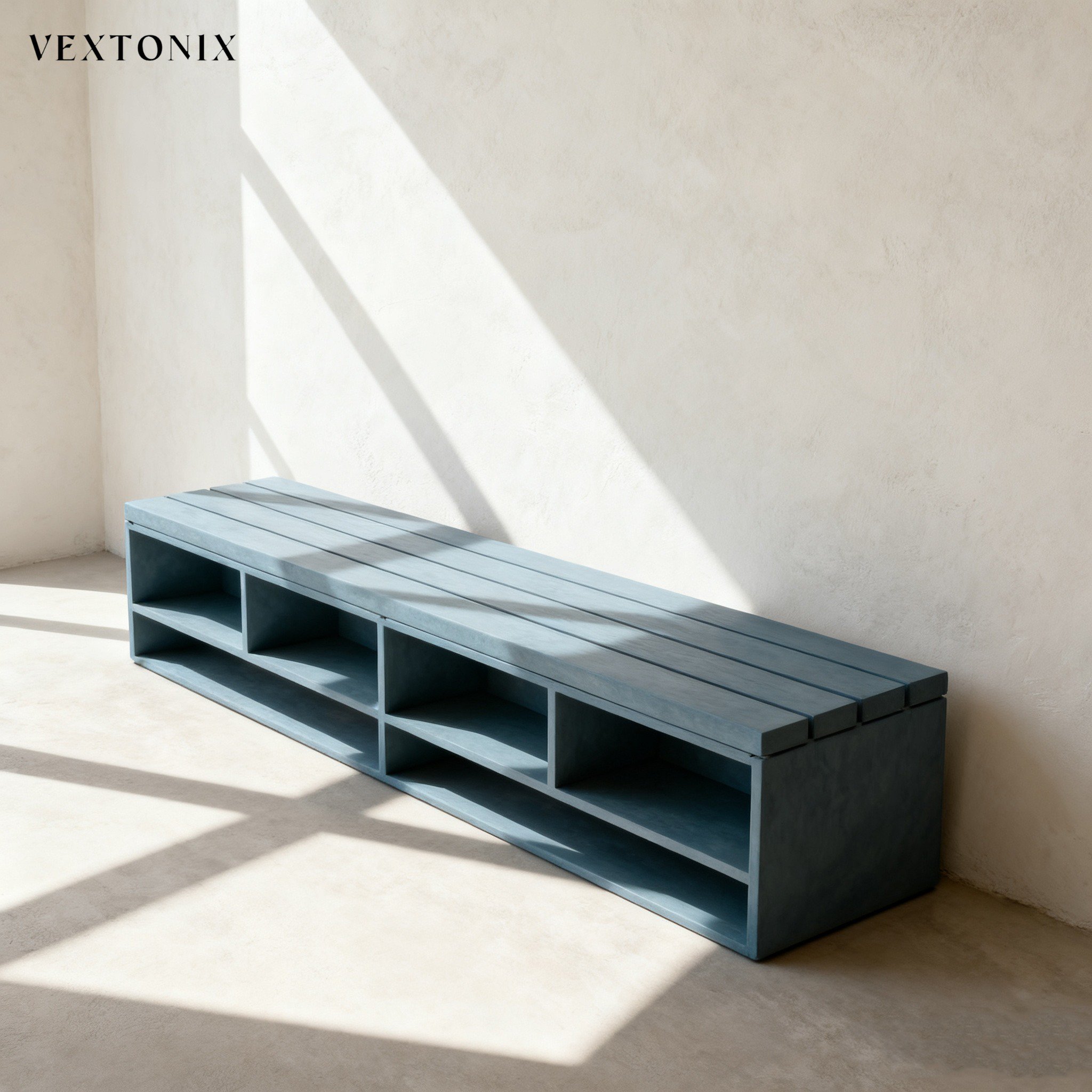 เก้าอี้ยาวเก็บของกลางแจ้ง