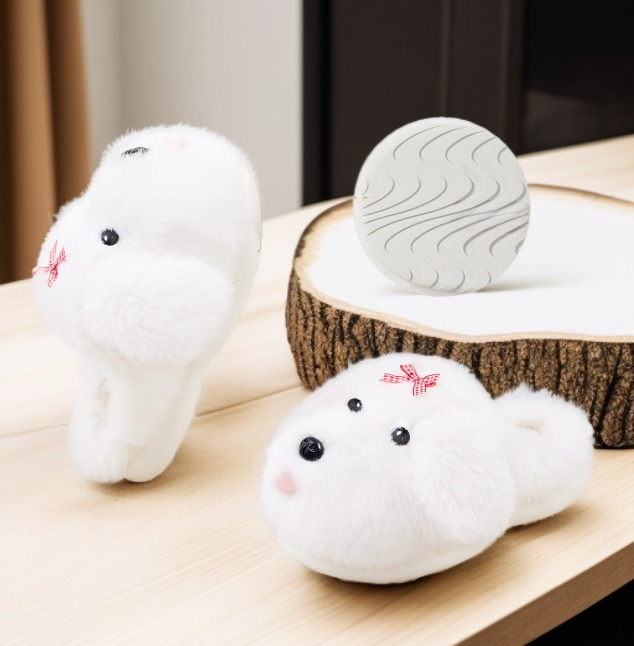 粉色公主拖鞋室內搭配圖