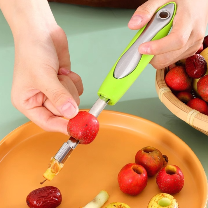 PP手柄不鏽鋼去核器套裝