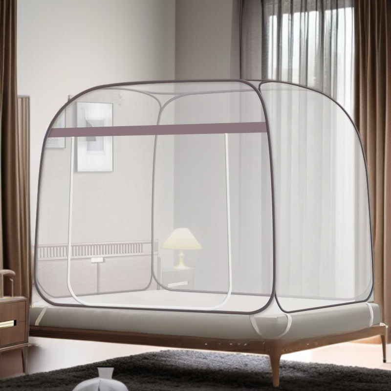 設置折りたたみ式袋の蚊帳無し ドア パターン暗号化された底を付けられた蚊帳 携帯用設置袋の蚊帳無し