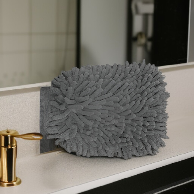 안감이 있는 두꺼운 극세사 세차 장갑