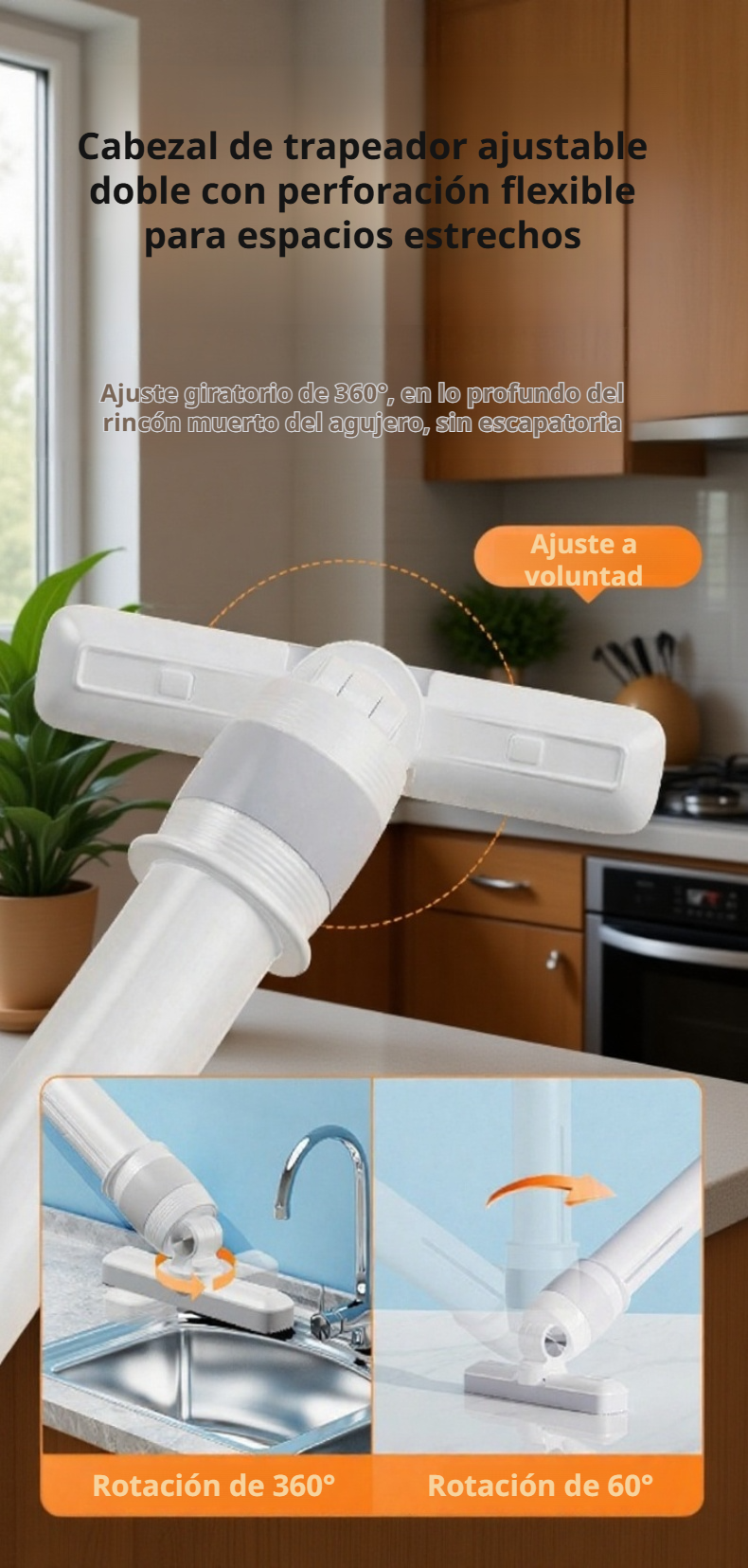 Fregona ligera y fácil de usar