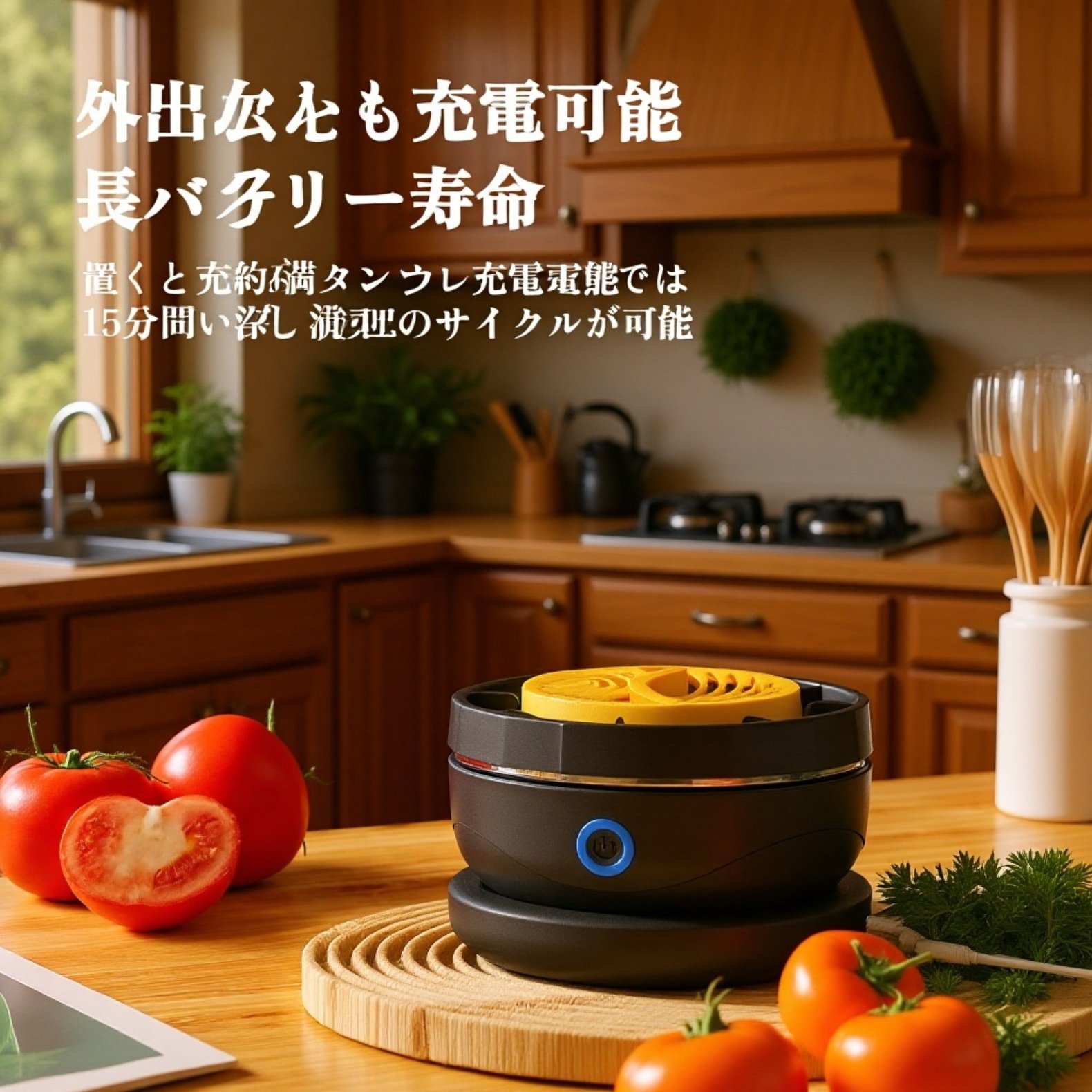 家庭用果物洗浄機の使い方イメージ