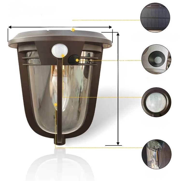 New Style Solar Garden Wall Lamp