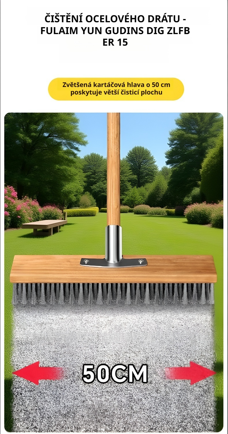 Odolný kartáč na odstranění tvrdých skvrn