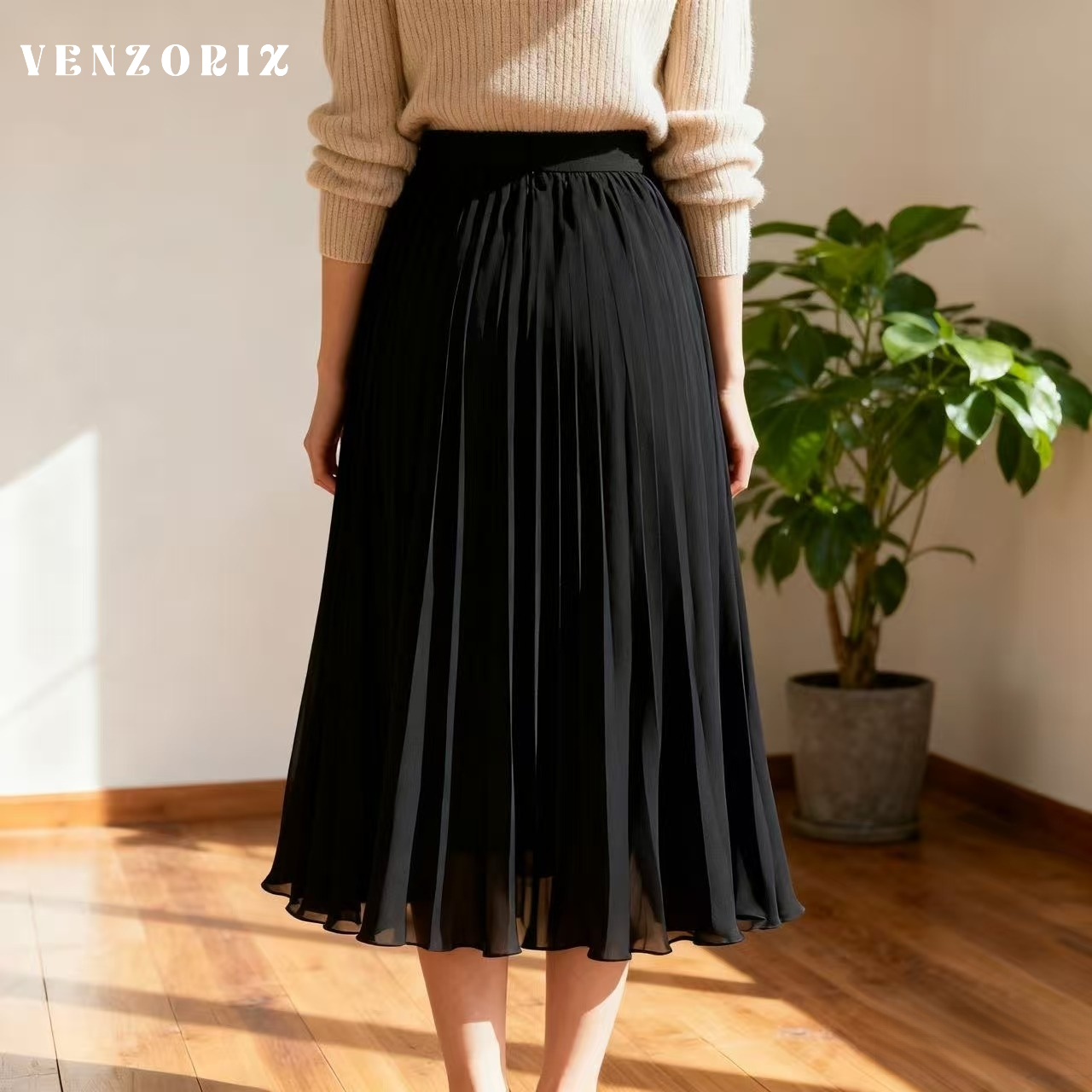 새로운 젠틀 스타일 스커트 여성 롱 스커트