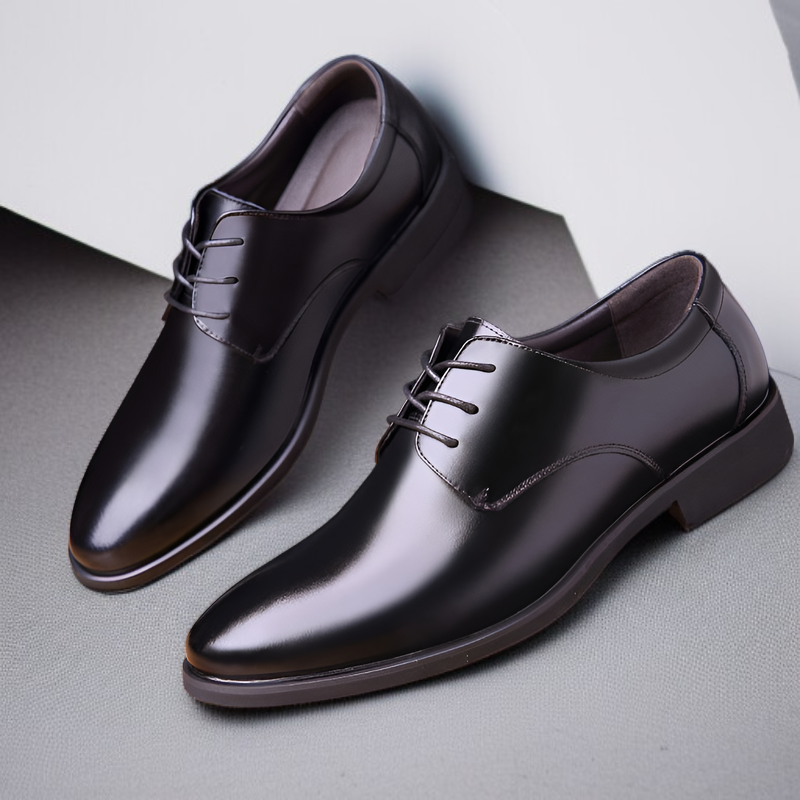 أحذية جلدية رجالية، أحذية كاجوال مقاومة للتآكل، أحذية رسمية للعمل