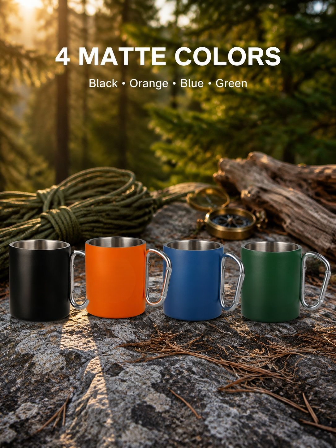 CLS Logo Outdoor Travel Mug – Stainless Steel Camping & Hiking Cup