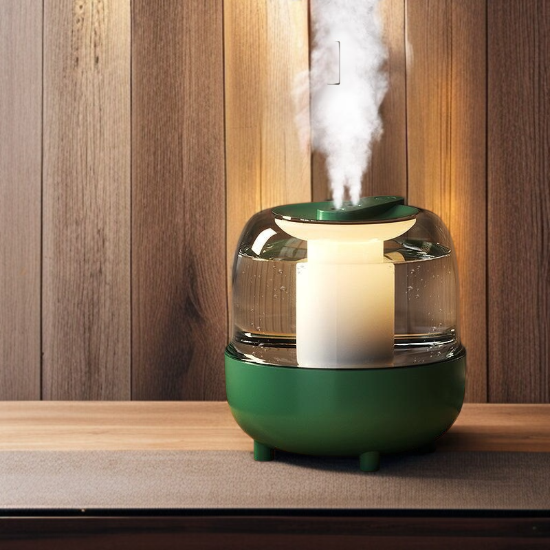 Office and Bedroom Night Light Humidifier with Dual Spray and Large Capacity