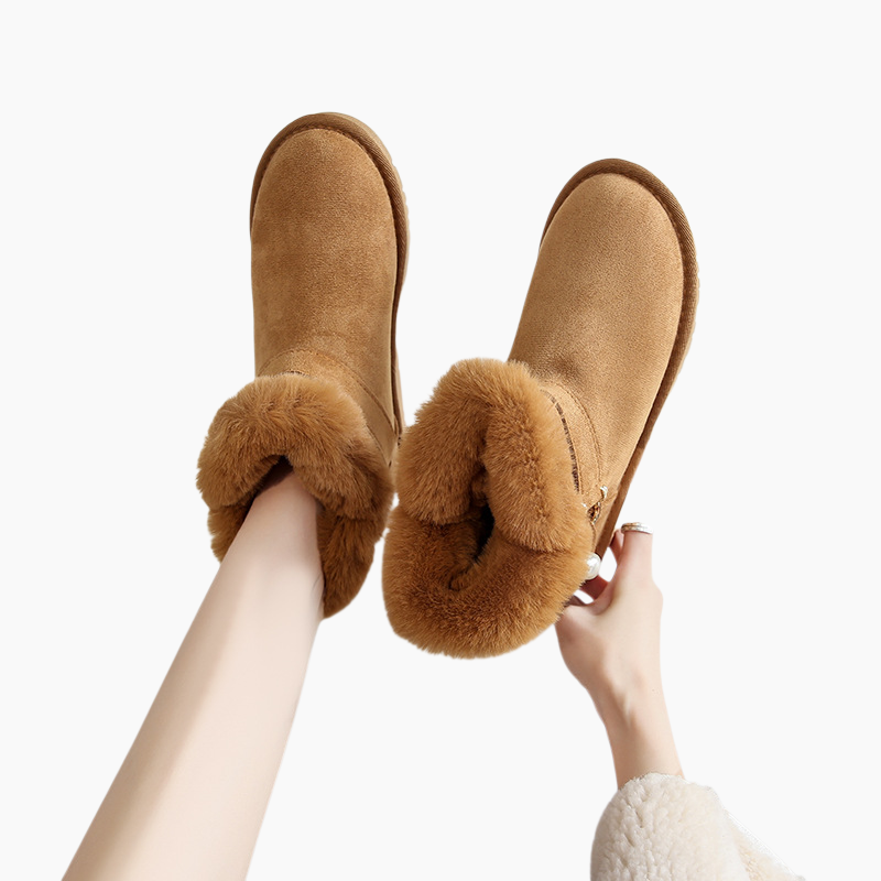 학생 하이탑 스노우 부츠 기모 면화 스니커즈 스노우 부츠 여성 스니커즈