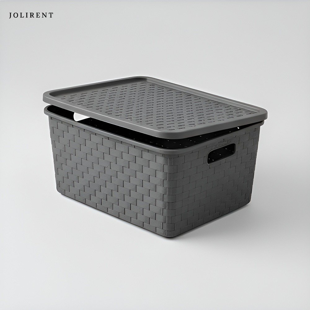 가정용 뚜껑이 있는 보관함 