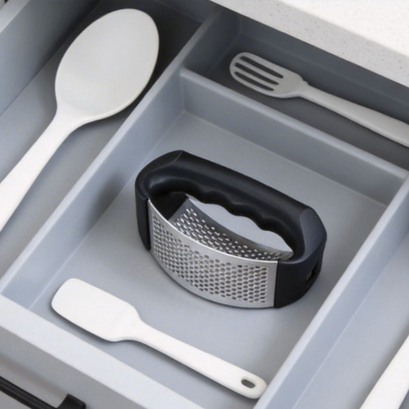 Food Grade 304 Stainless Steel Manual Garlic Paste Press