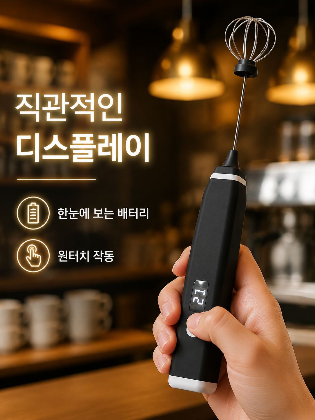 가정용 소형 전동 우유 거품기 베이킹용