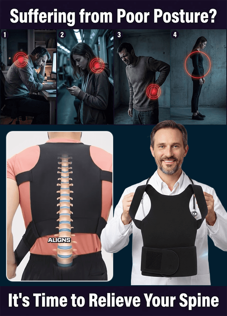 Ergonomic Comfort Posture Corrector Belt - Specifically for Treating Hunchback