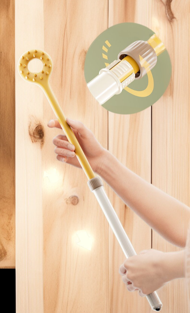 かゆみ掻き器の伸縮機能の説明画像