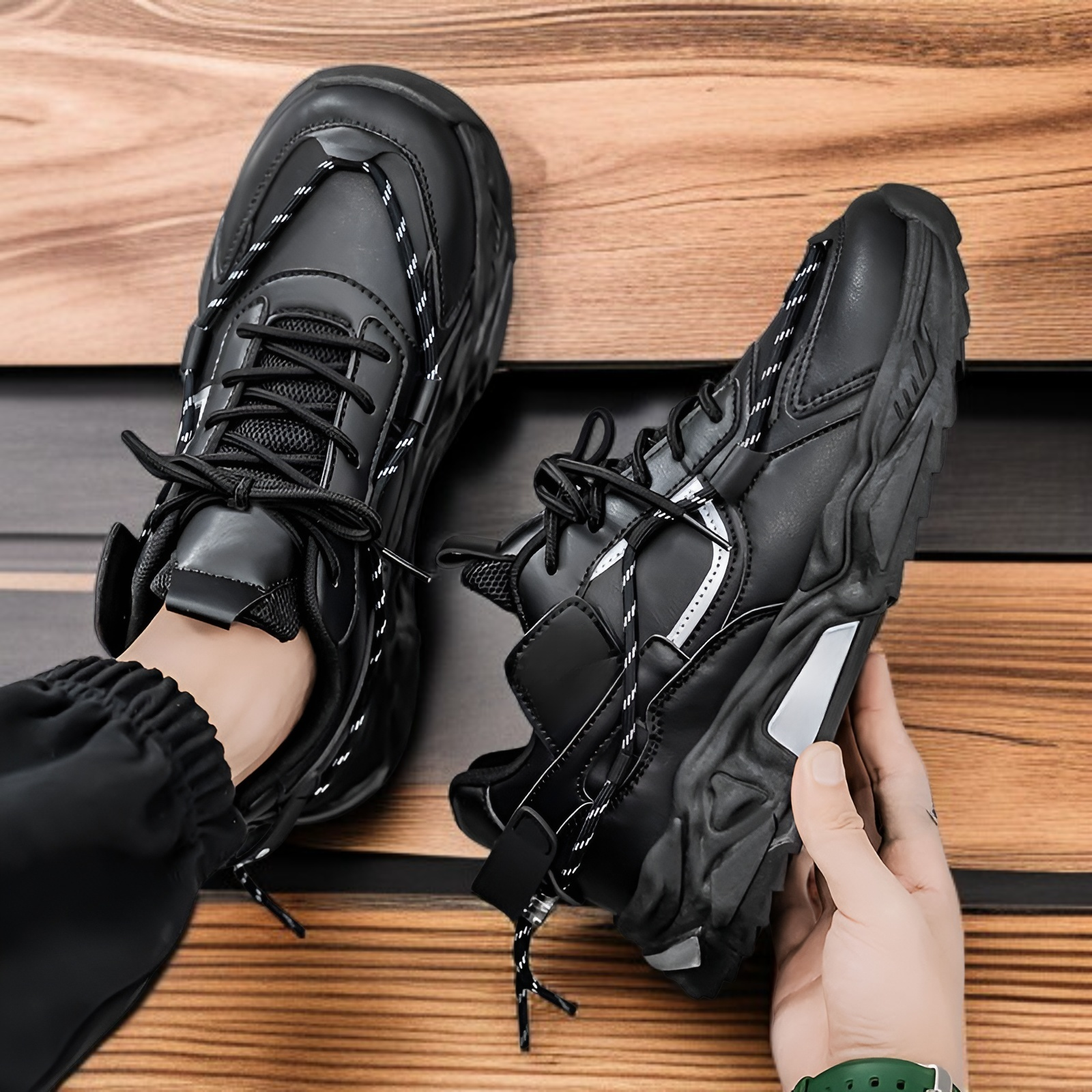 男士厚底增高運動鞋