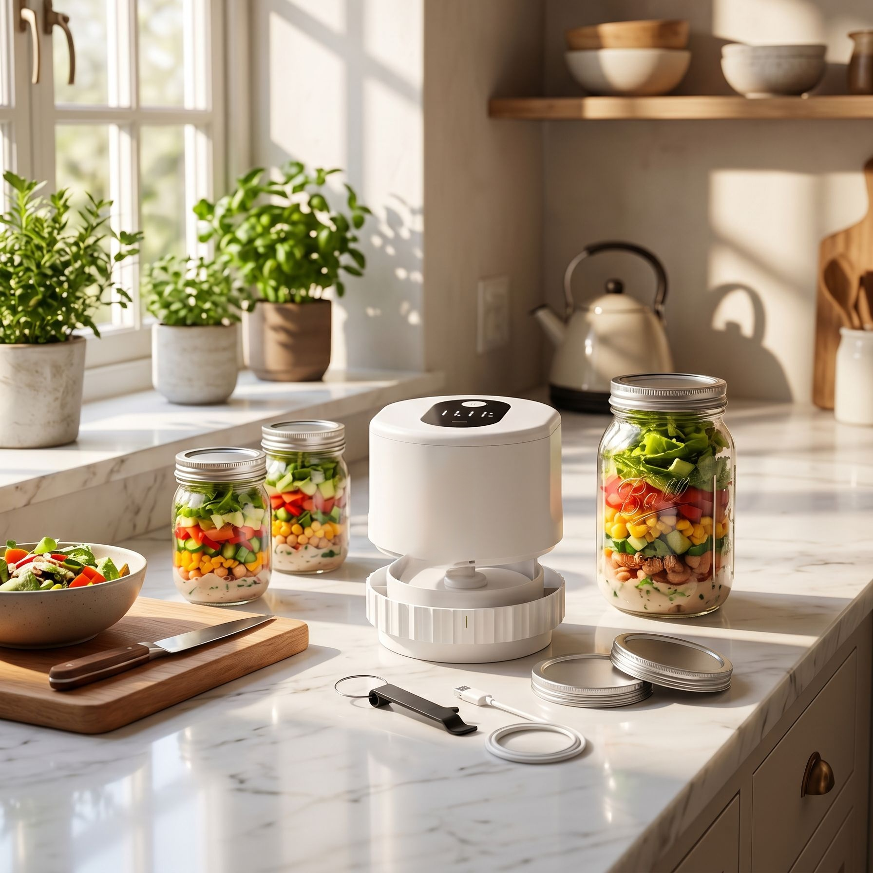 Small Electric Vacuum Sealer for Home Food Preservation