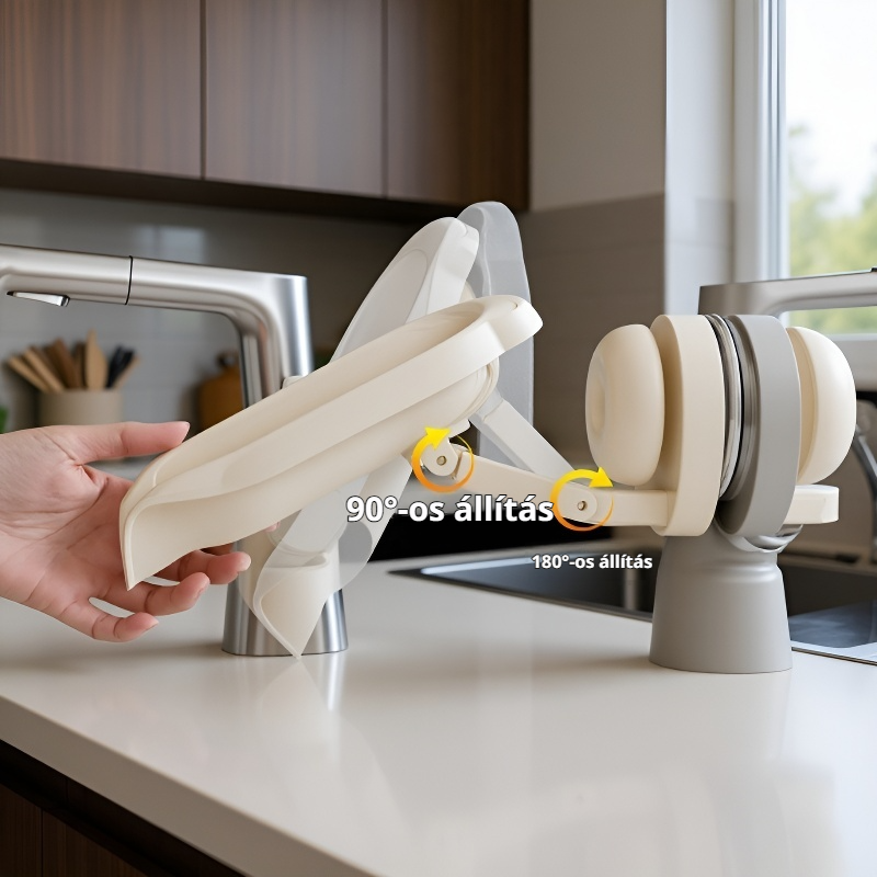 Univerzális fürdőszobai szappantartó, tapadókorongos, fúrásmentes