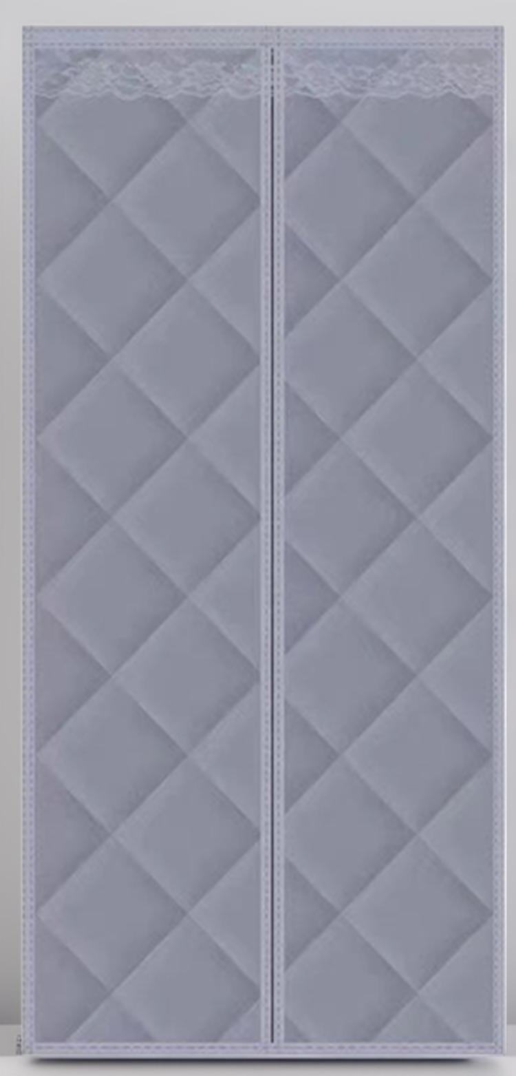 에어컨 앞 자흡형 커튼 사용 이미지