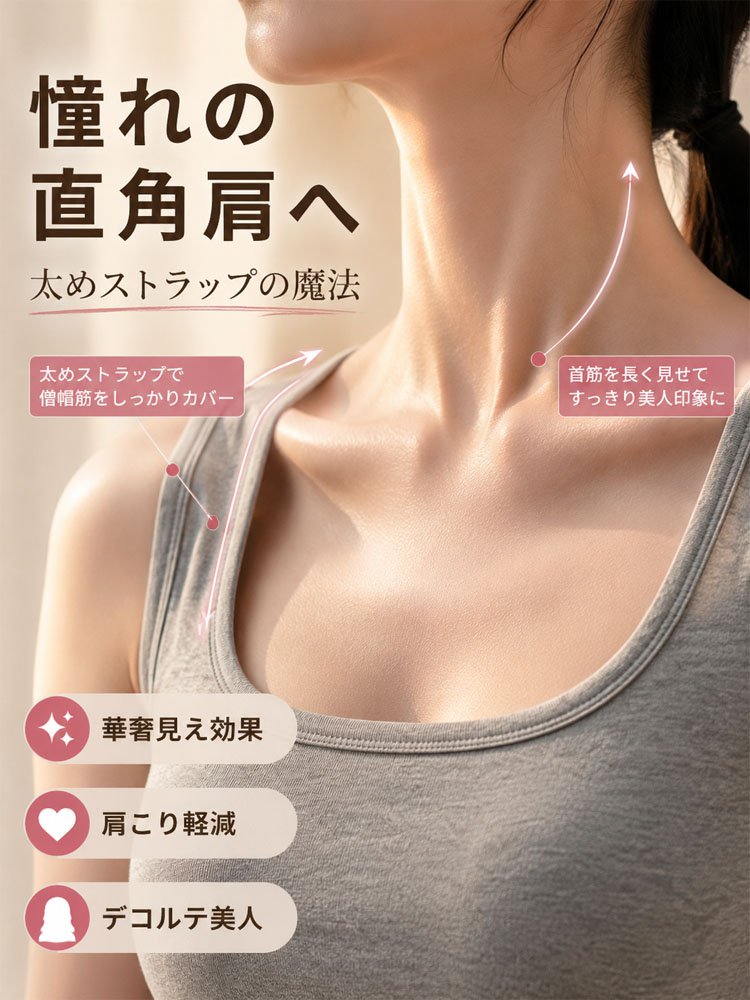 Monolly 魔法のシルエット ブラトップ | 脇肉ブロック・接触冷感