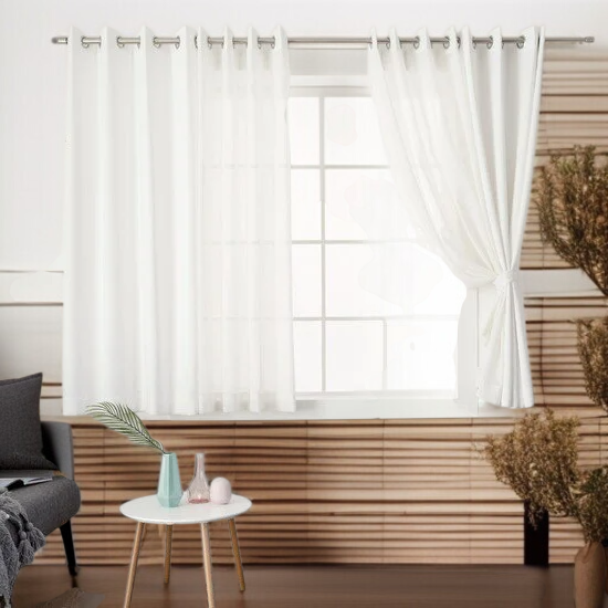 자외선 차단 금강사 커튼 백사 커튼 불투과 광투과 방충망 스크래치 방충 커튼