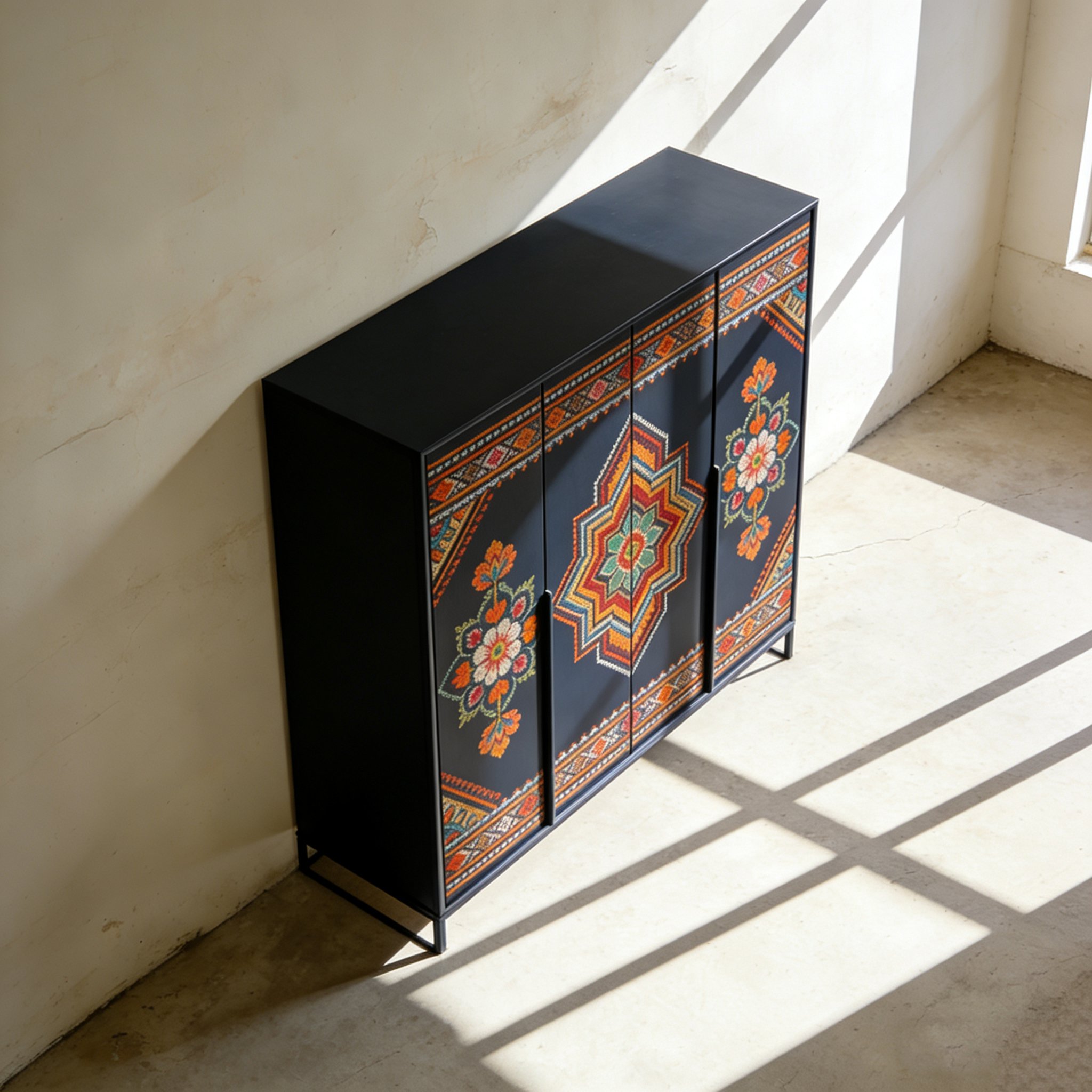 미니 옷장 내부 수납 공간