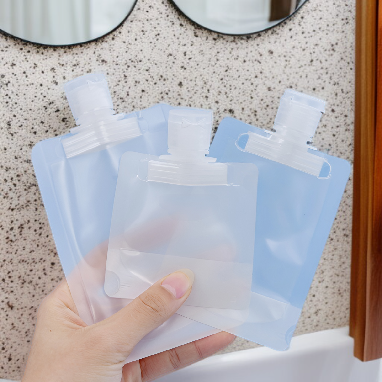 携帯用透明ローションバッグ