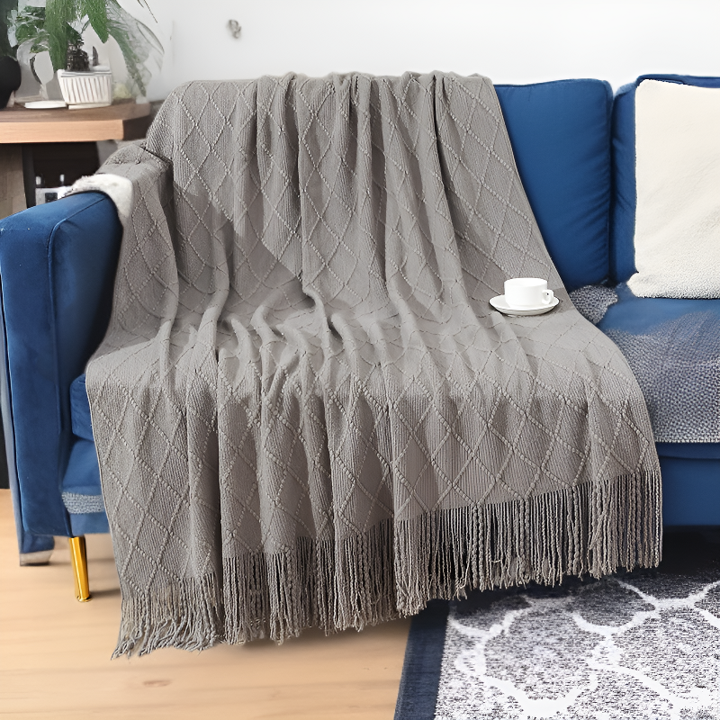 여름 사무실 담요 소파 덮개 여행용 블랑켓