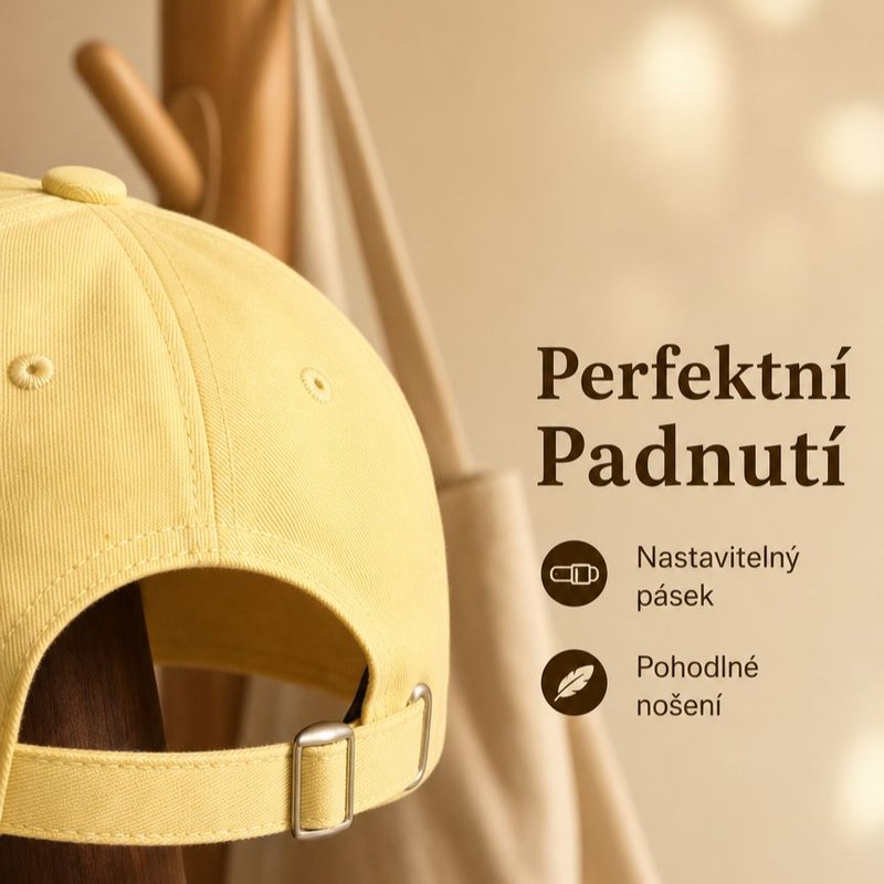 Žlutá baseballová čepice pro ženy, jaro a léto, roztomilá univerzální čepice s velkou hlavou
