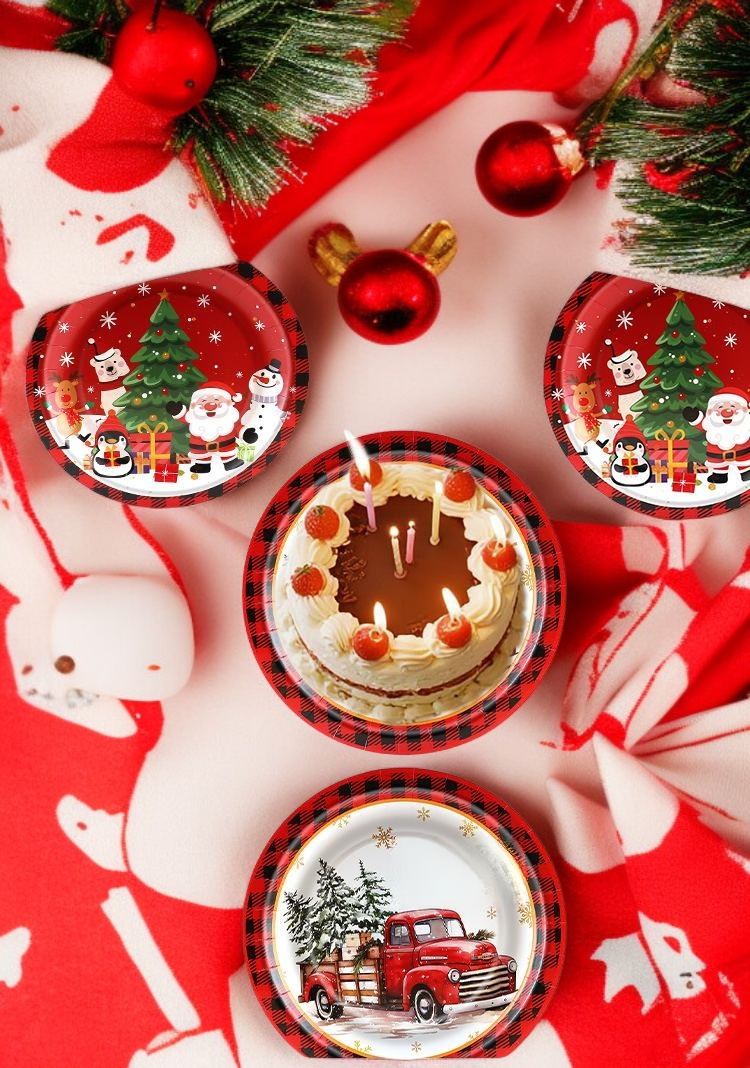 행사용 크리스마스 일회용 종이컵