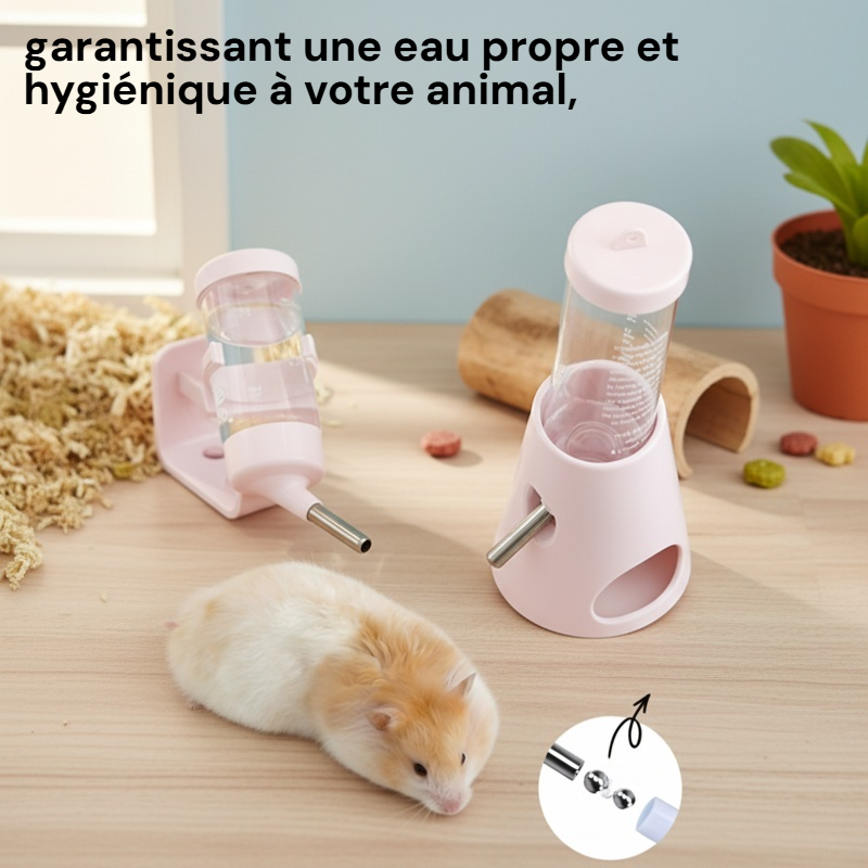 Bouteille d'eau pour hamster