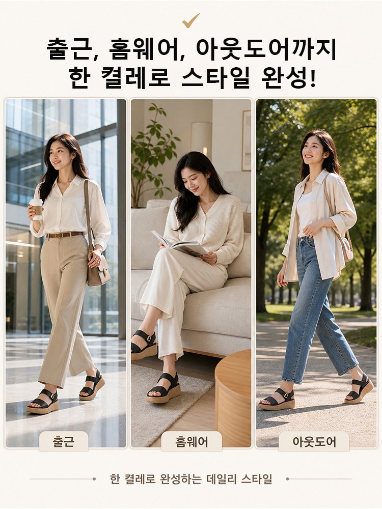 심플 & 세련된 로마 스타일 샌들