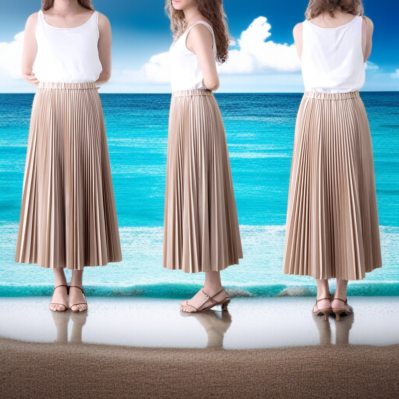 アコーディオンプリーツスカート