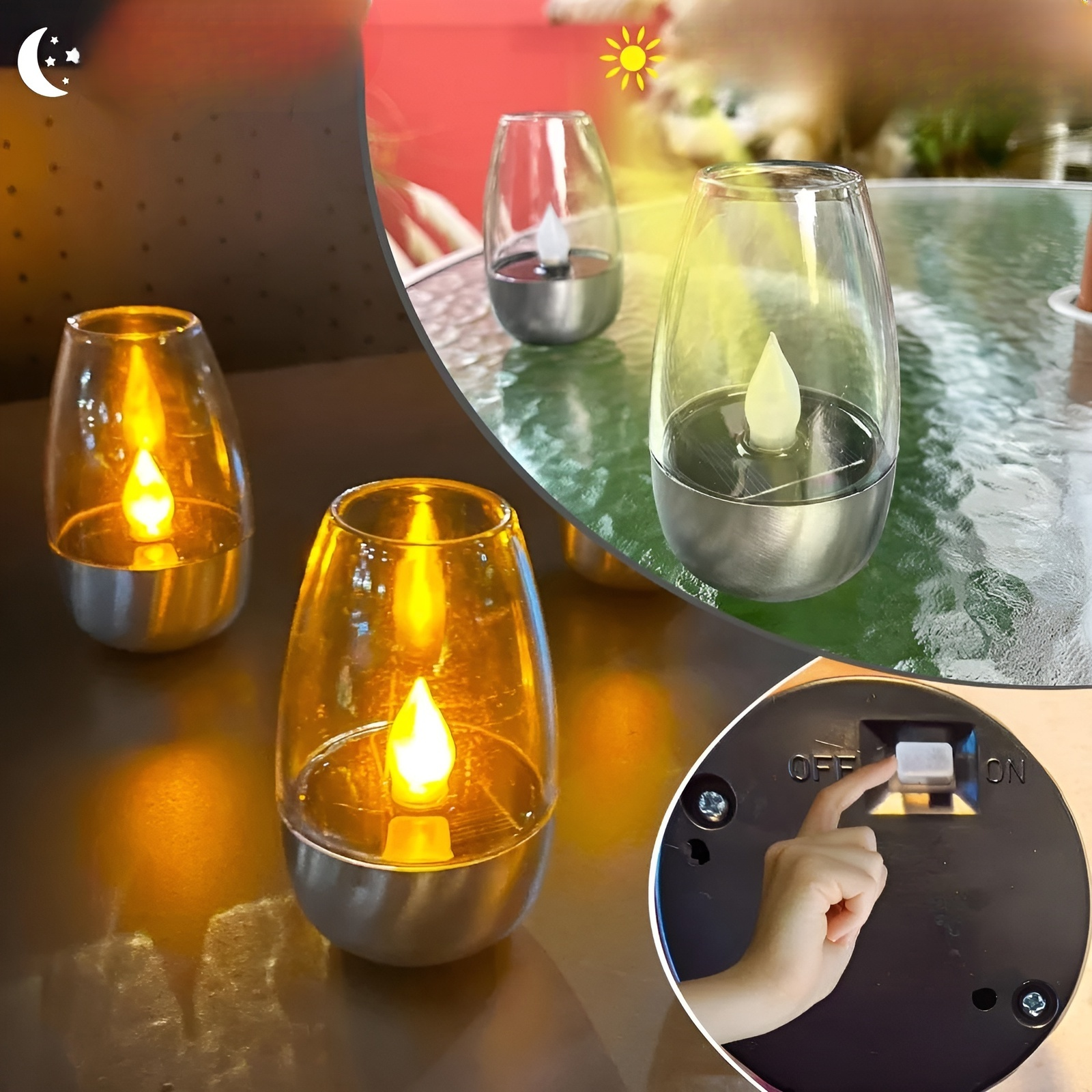 Lámpara LED para césped y jardín, decoración de ambiente y paisaje