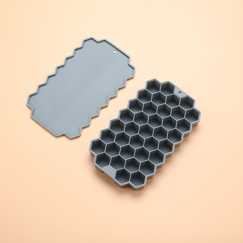 蜂窩矽膠製冰盒37格冰塊模具