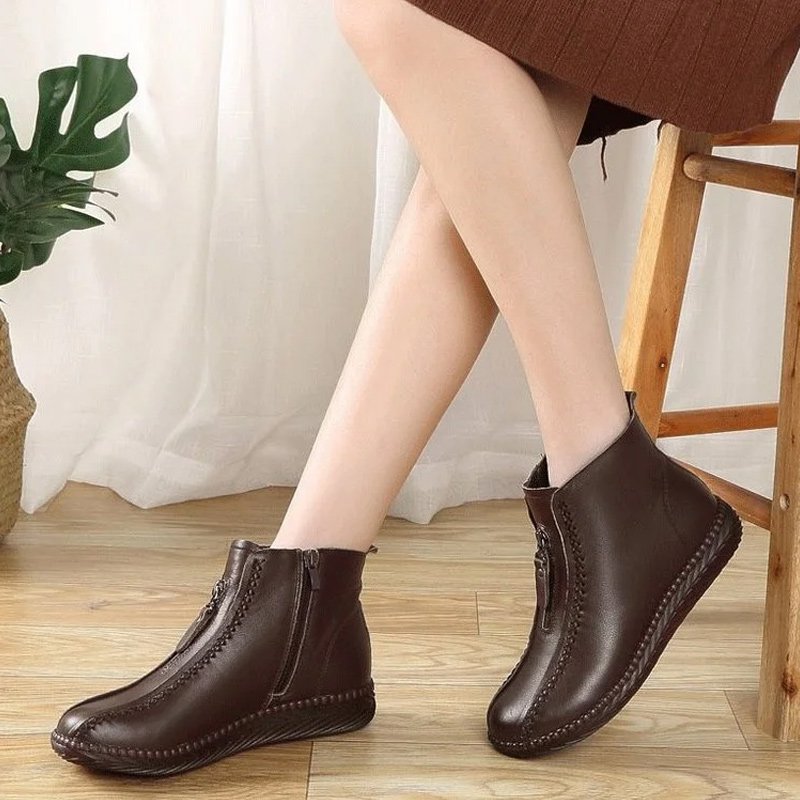 Płaskie miękkie buty