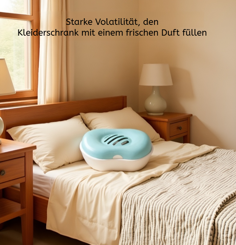 Frischer Duft im Schrank durch Duftaufkleber