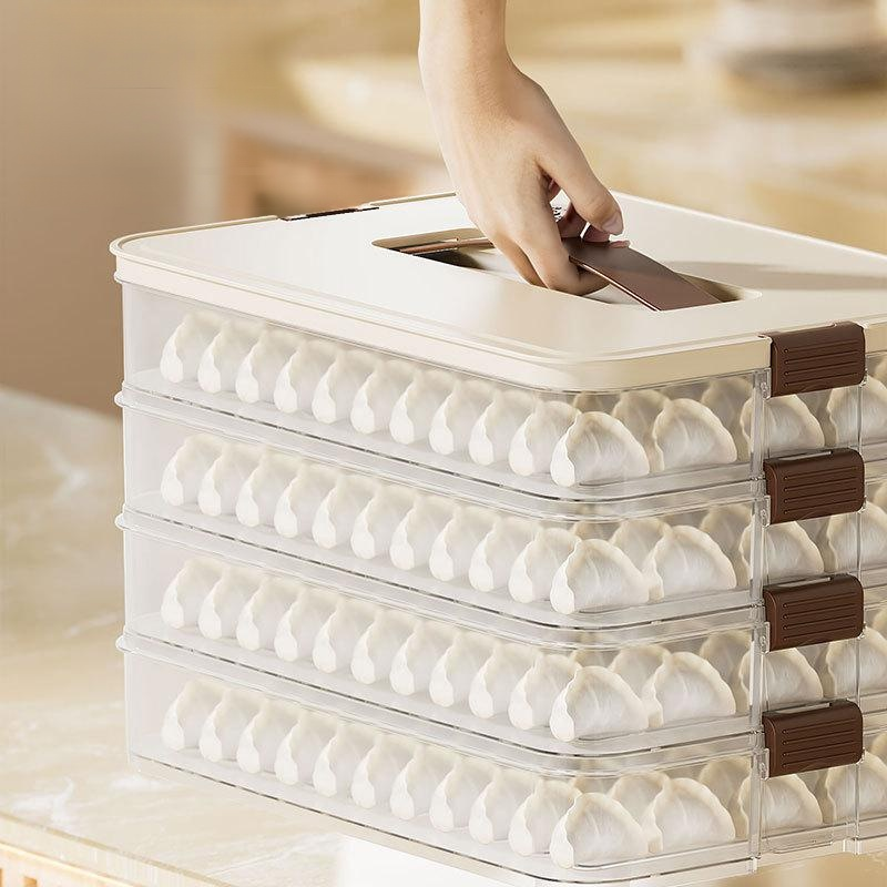 Frozen food sealed plastic boxes