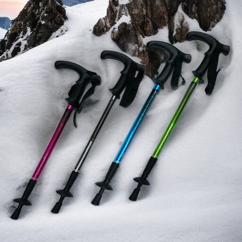  알바트레 안티쇼크 3단 트레킹 폴 T타입 (일본 정품 등산 스틱)