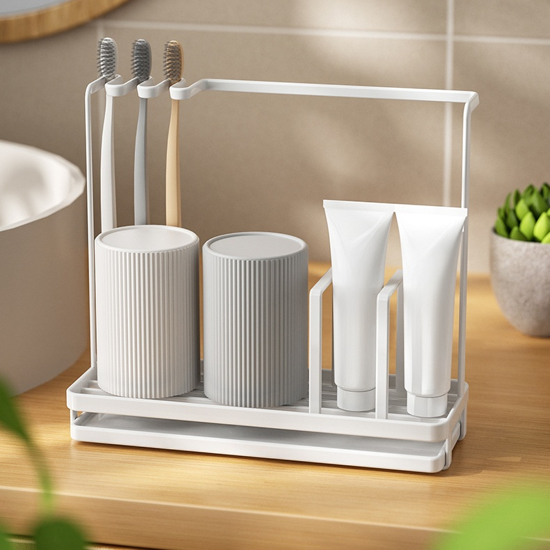 キッチンシンク専用収納ラック 水切りラック スポンジ・ふきんホルダー